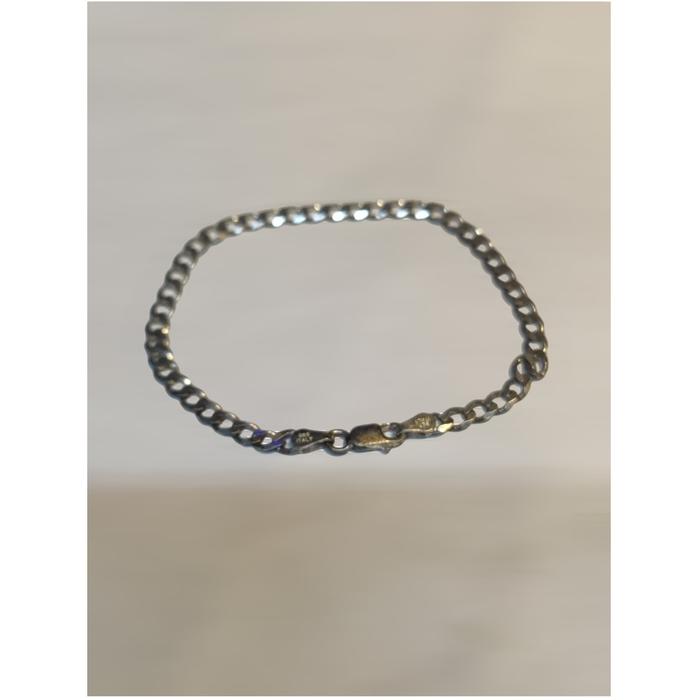 Italy 925 silver 5 mm chain link bracelet